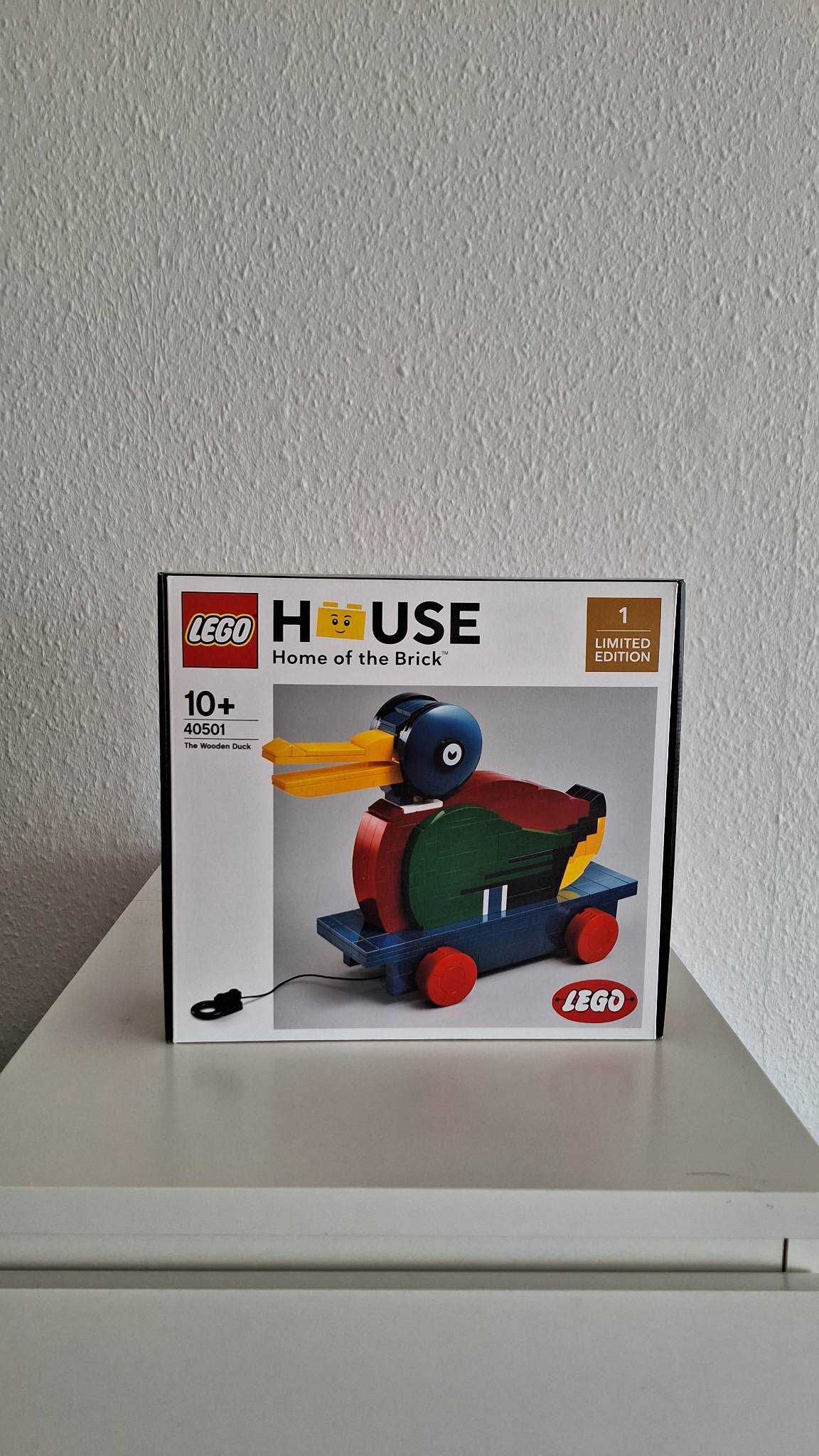 3 zestawy Lego Exclusives: pirat 40504, kaczka 40501, żyrafa 40503,