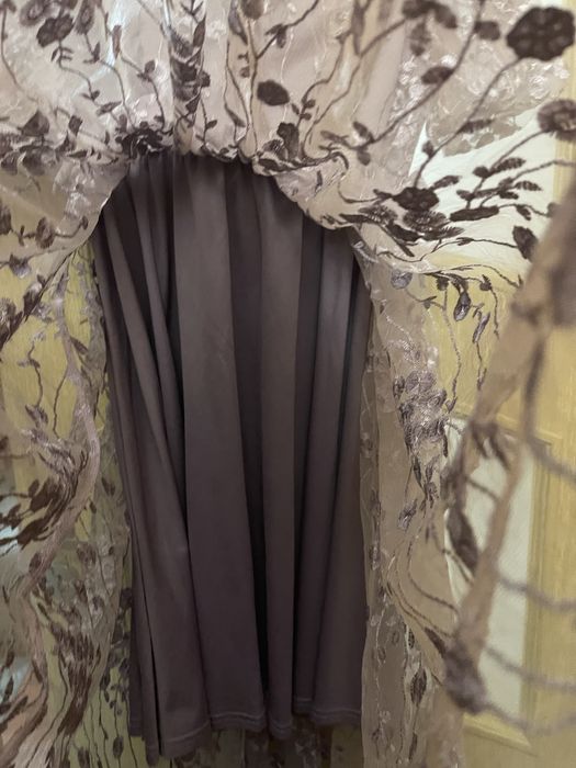 Sukienka xxl różowa dlugi tył