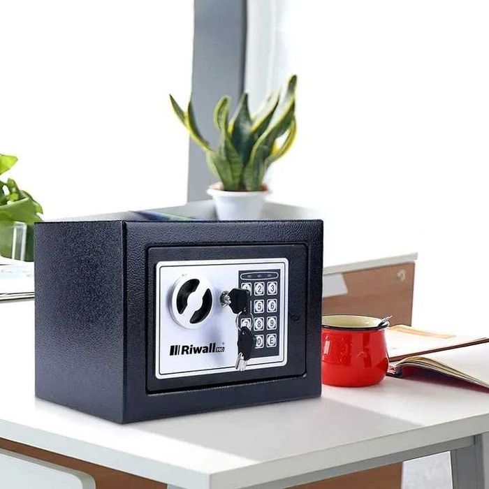 NOWY Sejf Domowy Elektroniczny Szyfr PIN Na Klucz Pieniądze