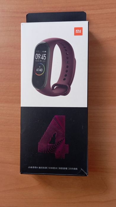 Оригінальний фітнес-трекер Mi Band 4 з браслетами (9шт.)