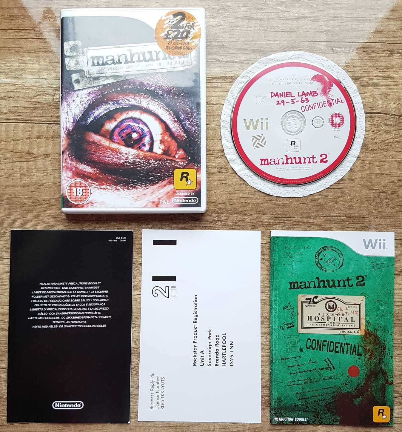 Manhunt 2 gra prezent Nintendo Wii