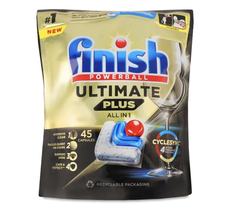 Продам капсулы Finish ultimat plus 45 шт.