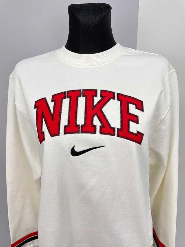 Bluza damska Nike biała/kremowa vintage (M)