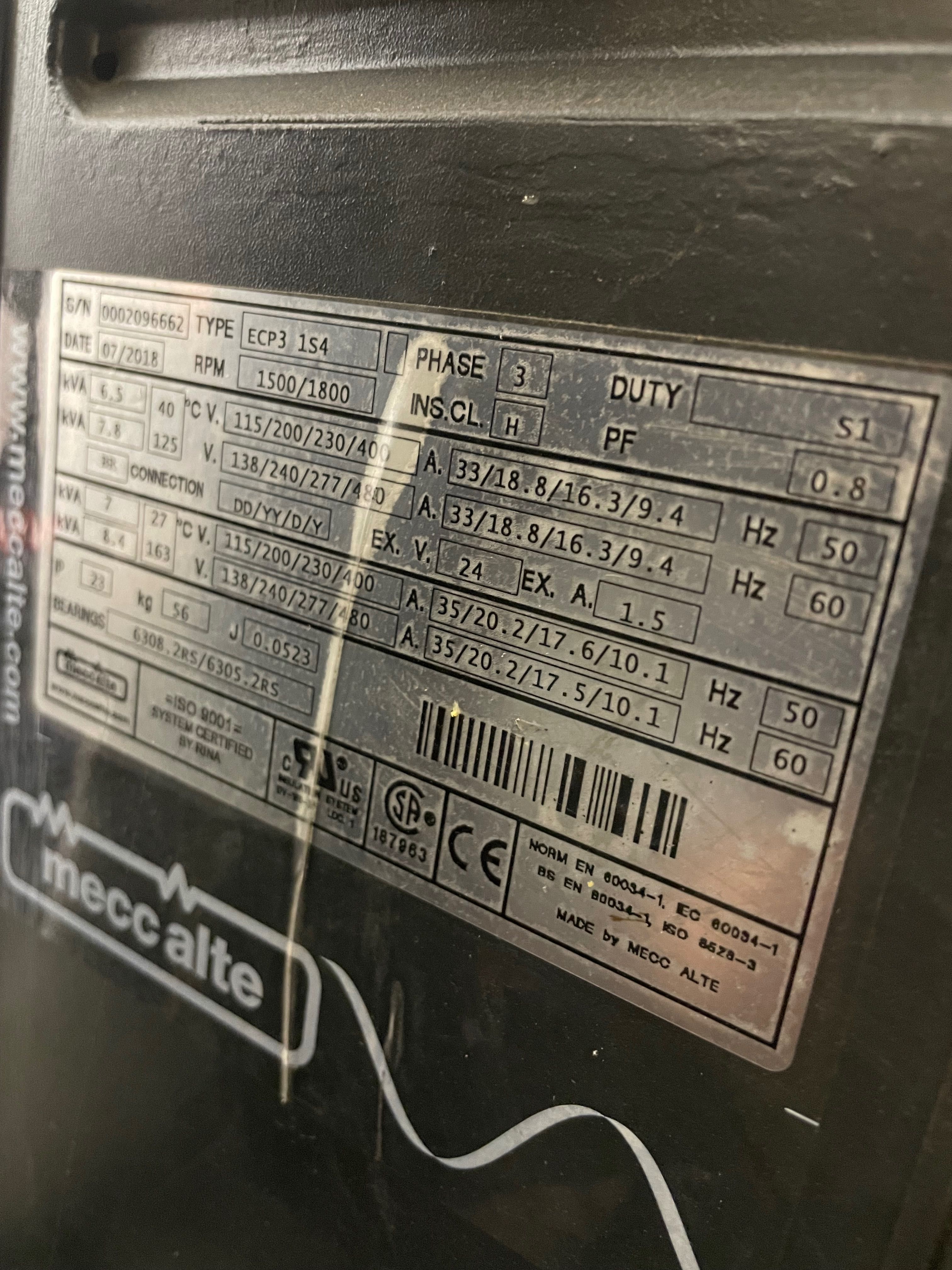 Prądnica/generator meccalte ECP3 1S4