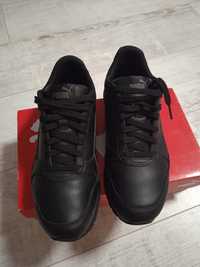 Adidasy puma czarne skóra 38,5 sneakersy