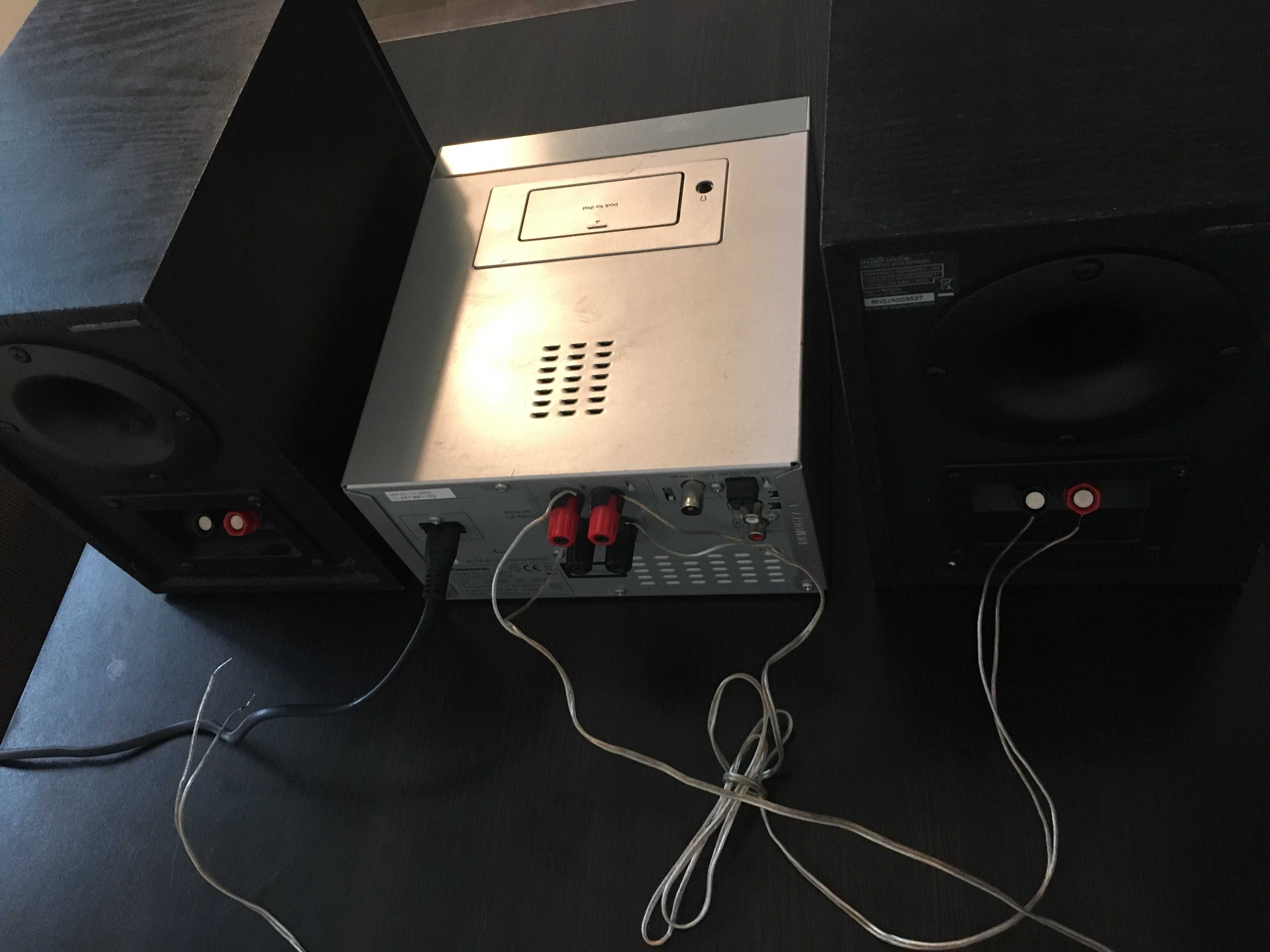 amplituner wzmacniacz stereo kolumny cd