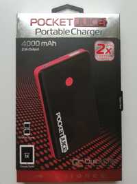 Powerbank Pocket Juice 4000mah 2.1A Output nowy z USA