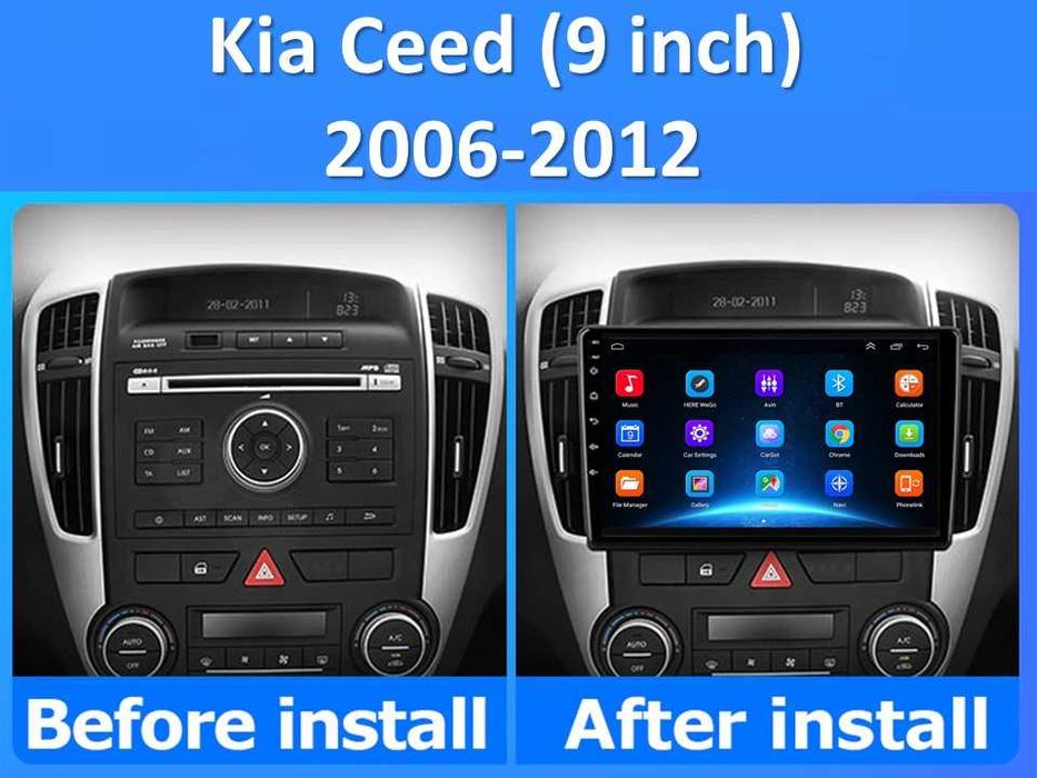 Radio samochodowe Android Kia Ceed (9") 2006.-2012