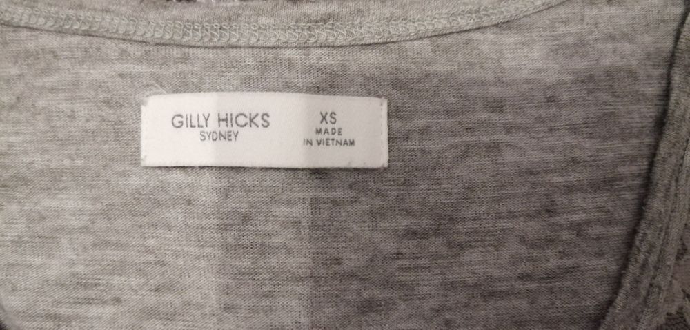 Bluzka, koszulka, koronka, baskinką, XS, Gilly Hicks