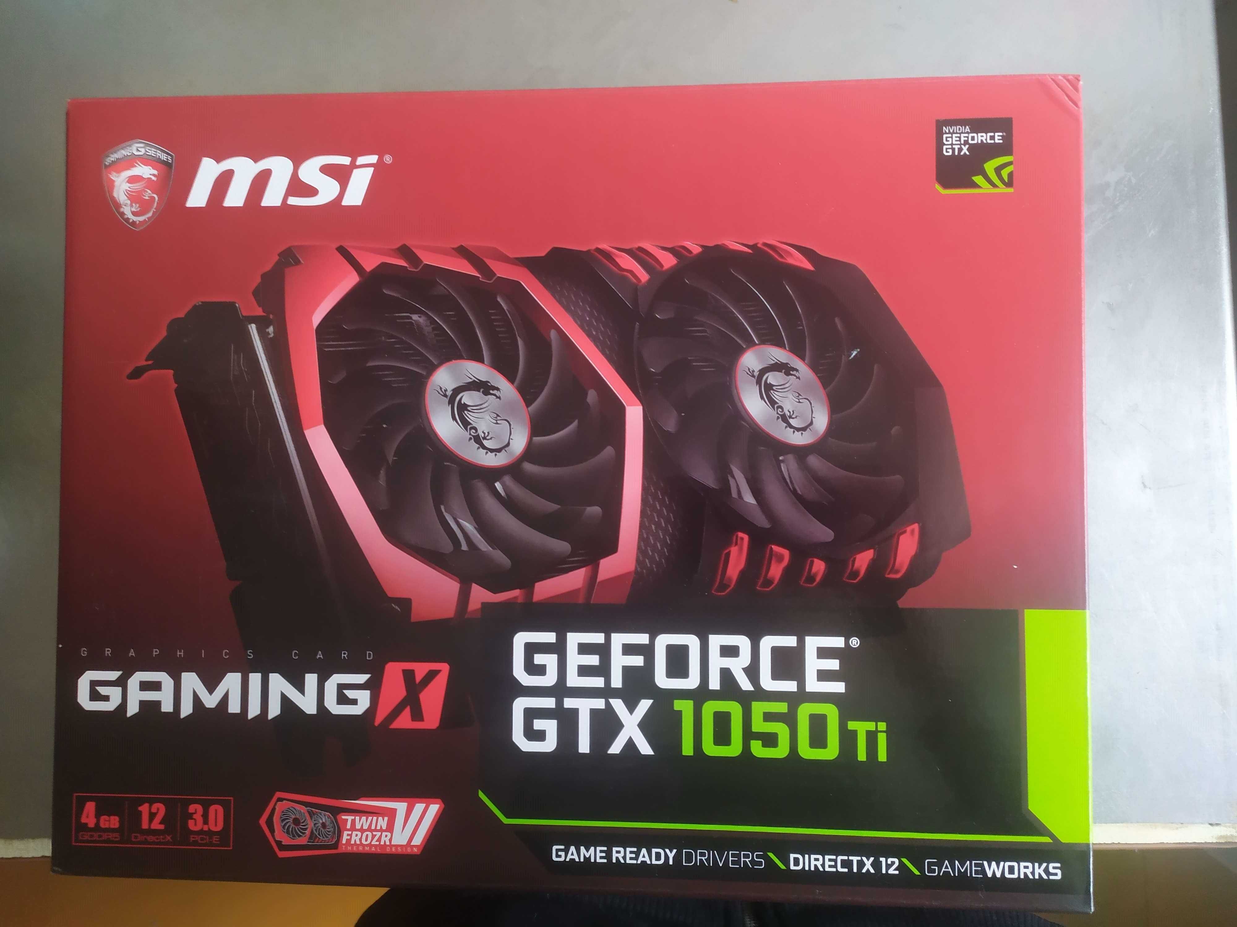Видеокарта MSI GeForce 1050Ti Gaming X 4GB