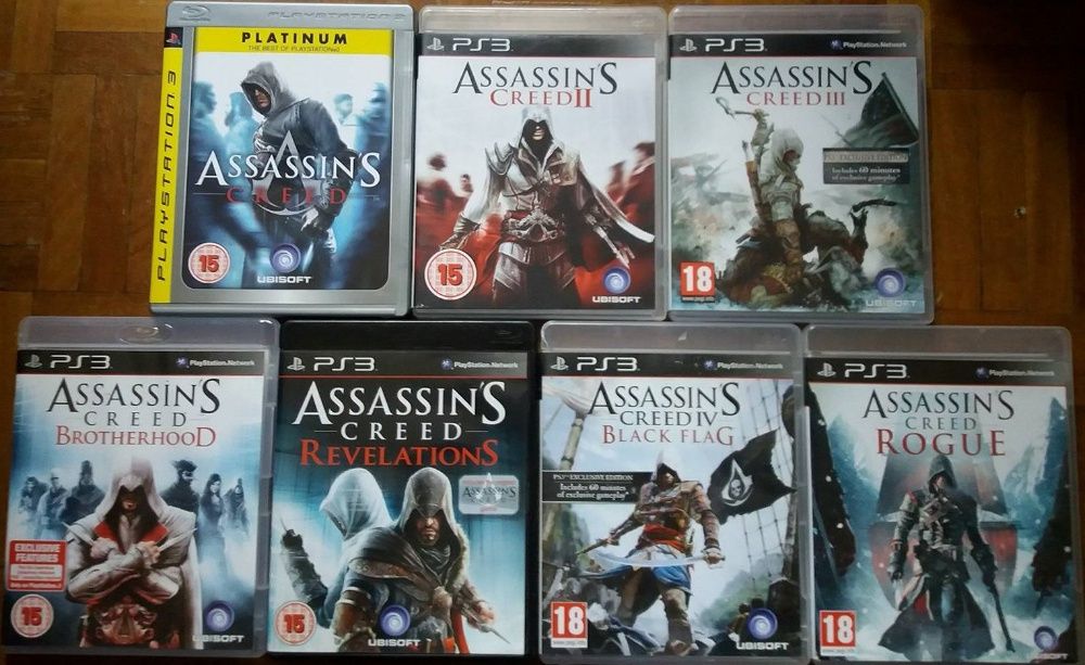Jogos Assassin's Creed Playstation PS3 e PS4