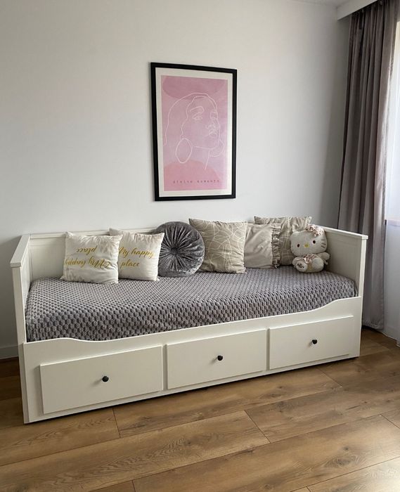 IKEA HEMNES Łóżko rozkładane