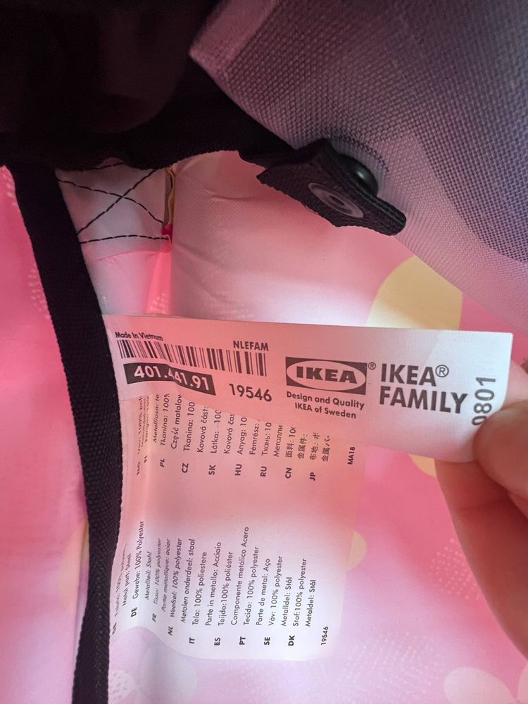 Torba wózek na kółkach na zakupy IKEA Unikat