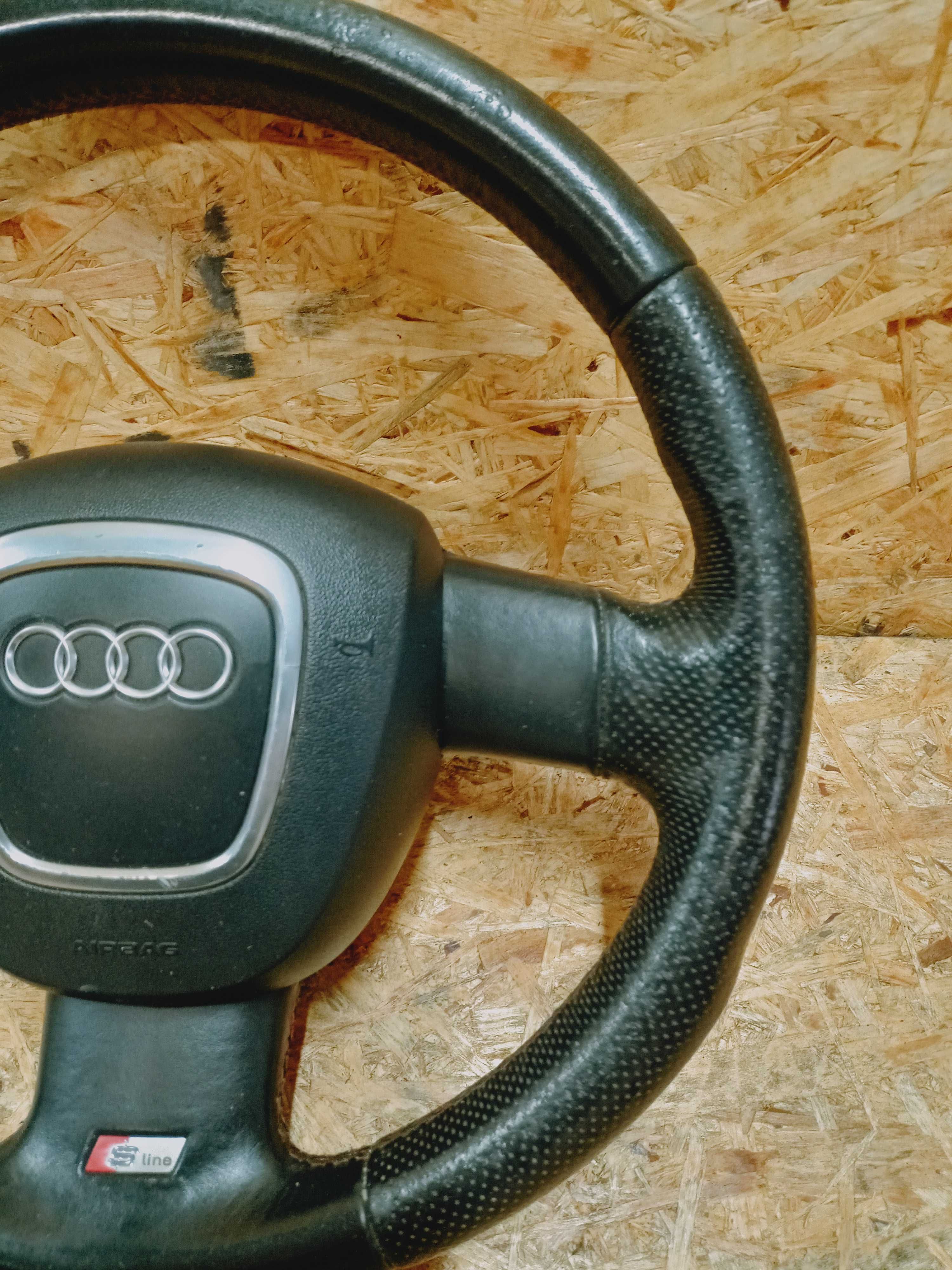 Audi A3 8P A4 B7 A6 C6 S-line kierownica Air Bag oryginał 3 ramienna