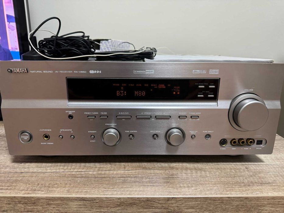 Amplificador AV Yamaha RX-V650 RDS