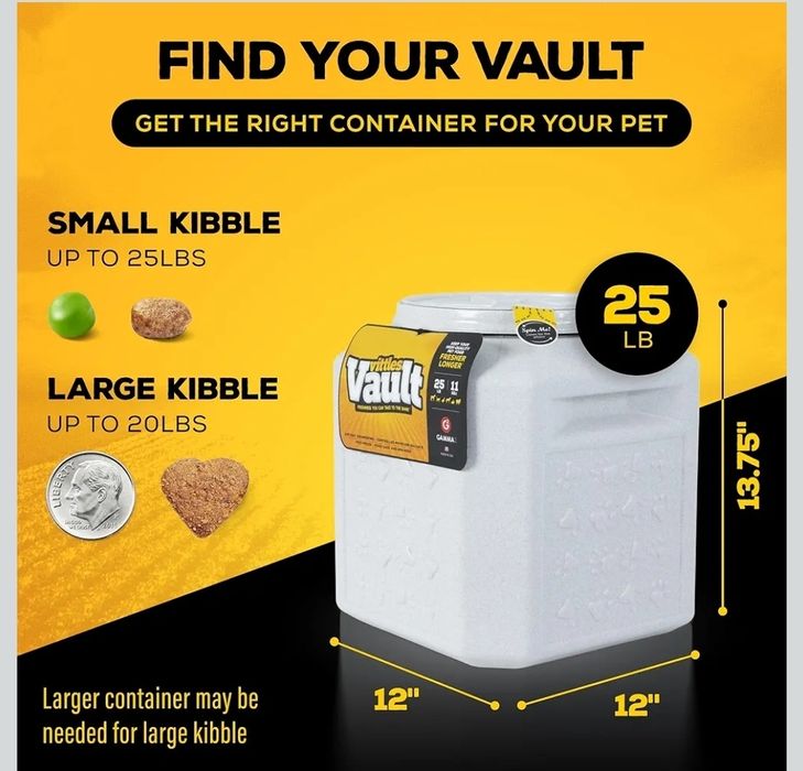 Gamma2 Vittles Vault Outback hermetyczny pojemnik na karmę dla zwierzą