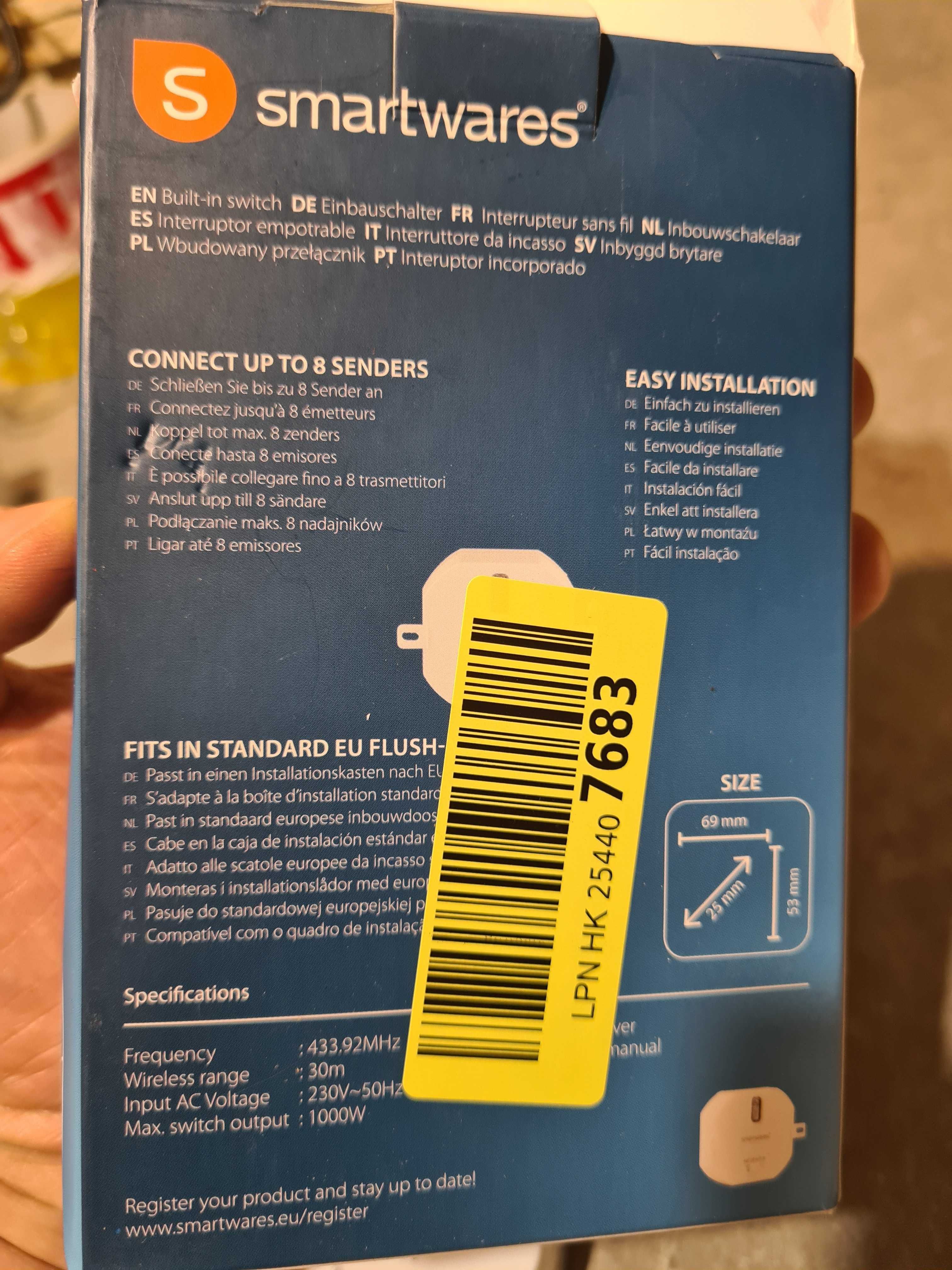 ściemniacz przelotowy sterowany Wifi Smartwares