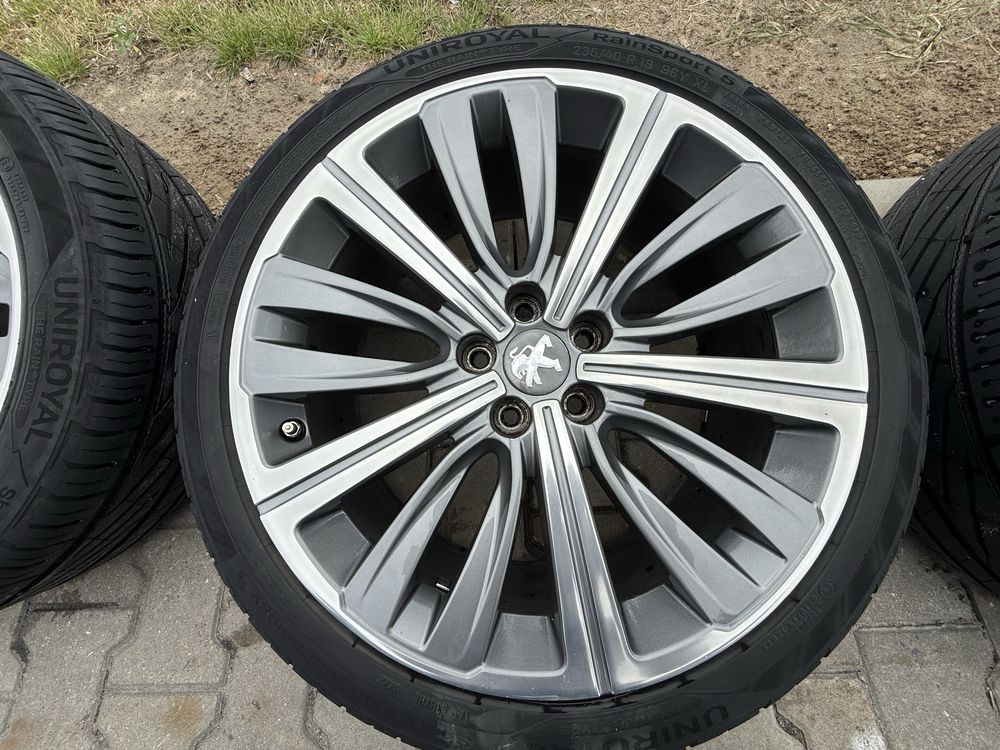 Koła alufelgi 235/40 19” stan bardzo dobry Peugeot 508