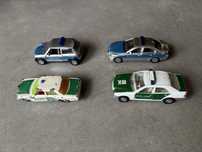 Resoraki Siku Polizei 4X Mercedes BMW Mini Cooper