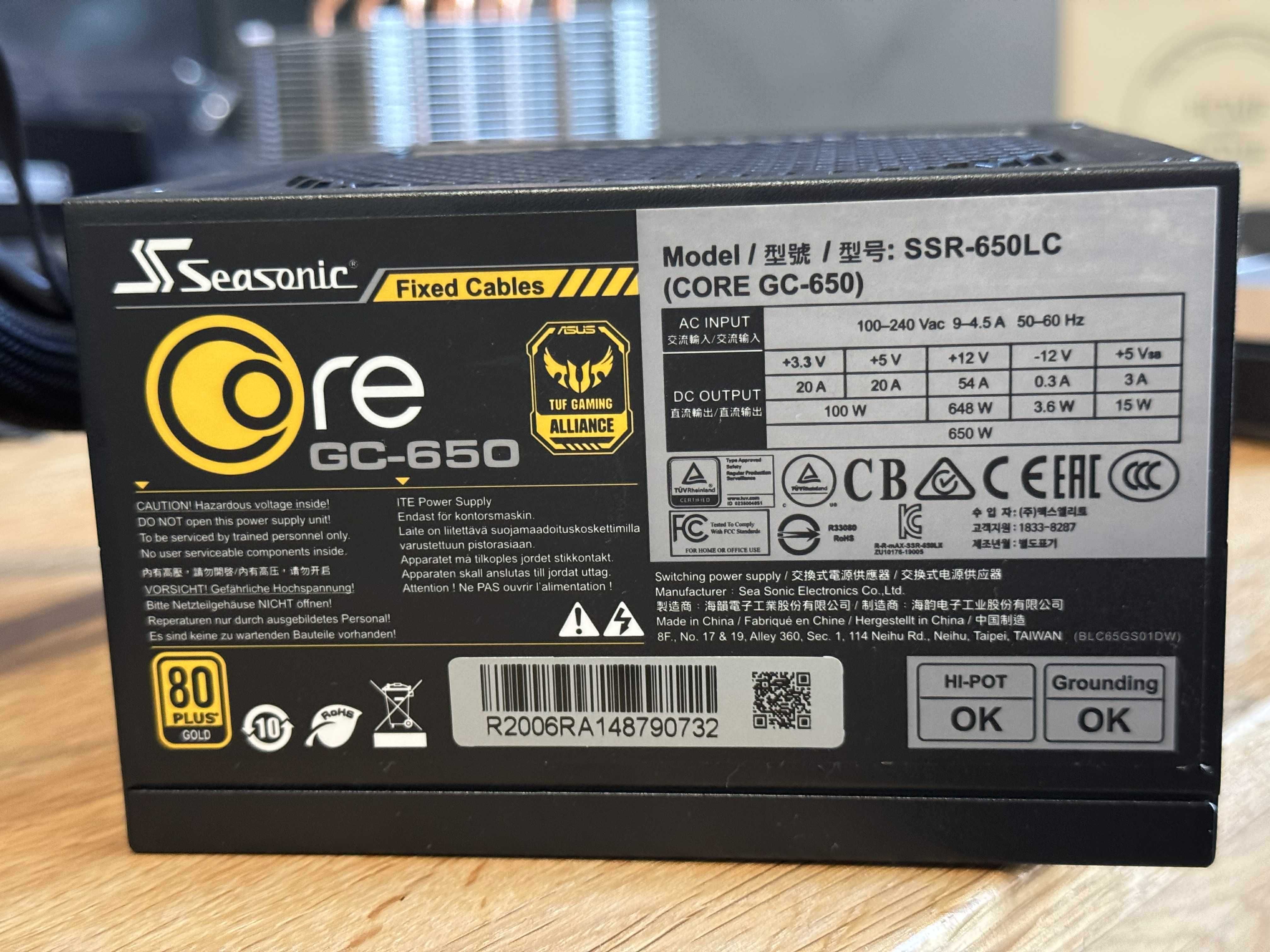 SilentiumPC Supremo FM2 650W 80 Plus Gold	SPC168