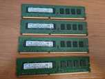 Kości RAM 4 szt Samsung 4GB 2Rx8 PC3-10600E-09-10-E1
