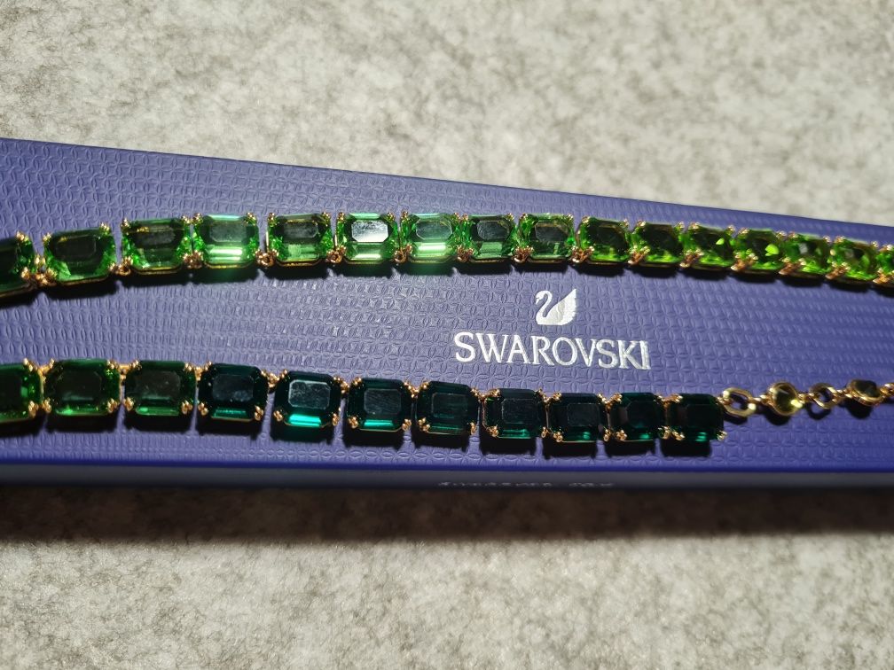 Swarovski millenia Сваровскі зелені кристали кольє каблучка намисто