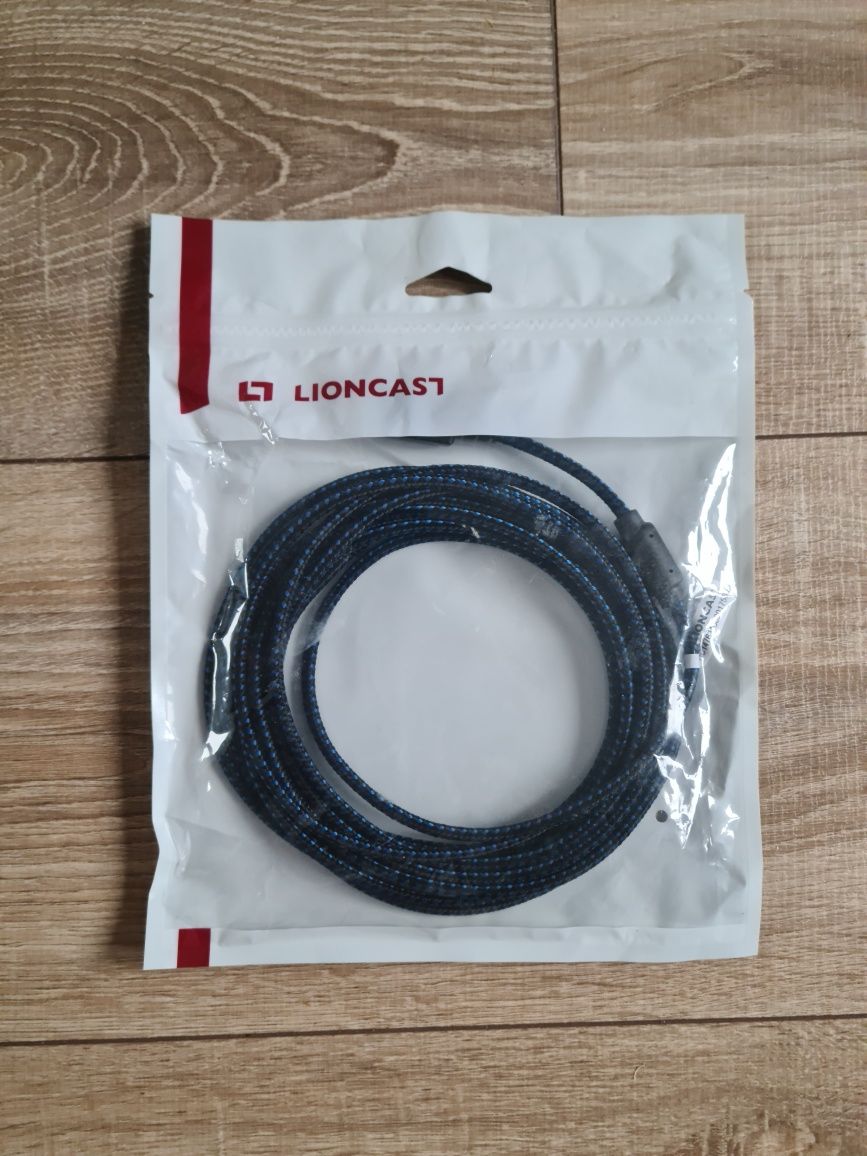 PlayStation Xbox Lioncast NOWY kabel micro usb 4 m