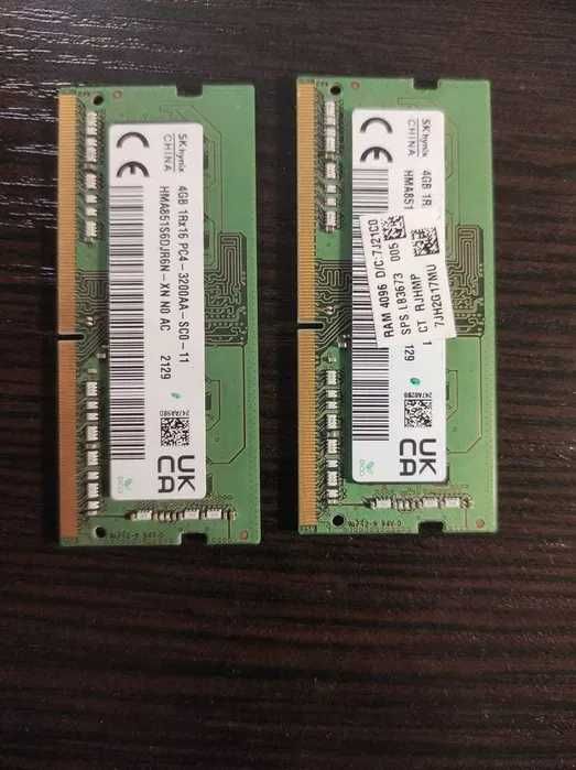 PAMIĘĆ RAM do laptopa 8GB ( 2x4GB) DDR4 3200 HYNIX laptop