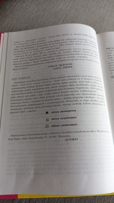 Leksykon lektur szkolnych