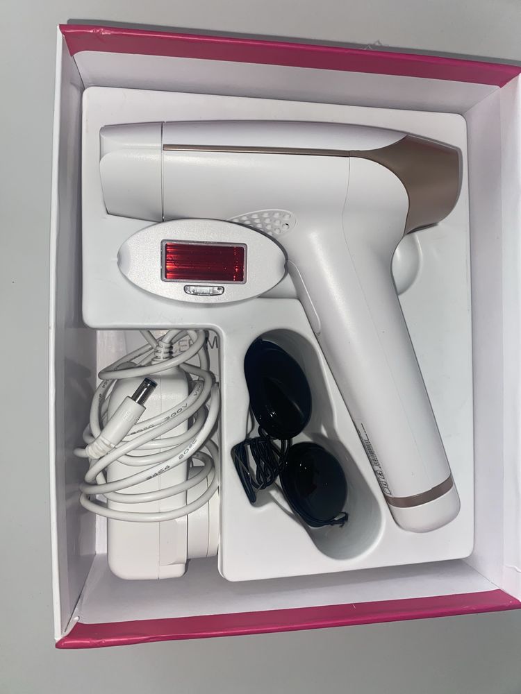 Depilator laserowy Lescolton T009i duży zestaw
