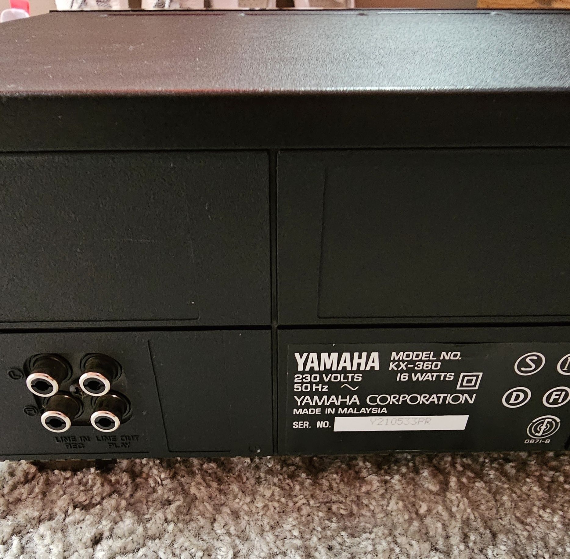 Magnetofon yamaha kx 360 plus kasety magnetofonowe