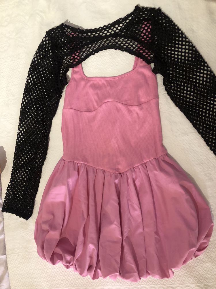 Vestido rosa balone
