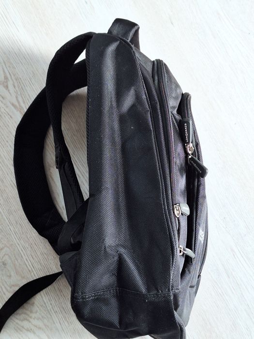 Czarny plecak LONGERRE miejski sportowy