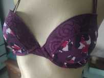 Calvin Klein biustonosz stanik kolorowy koronka logo logowany 75B 75 B