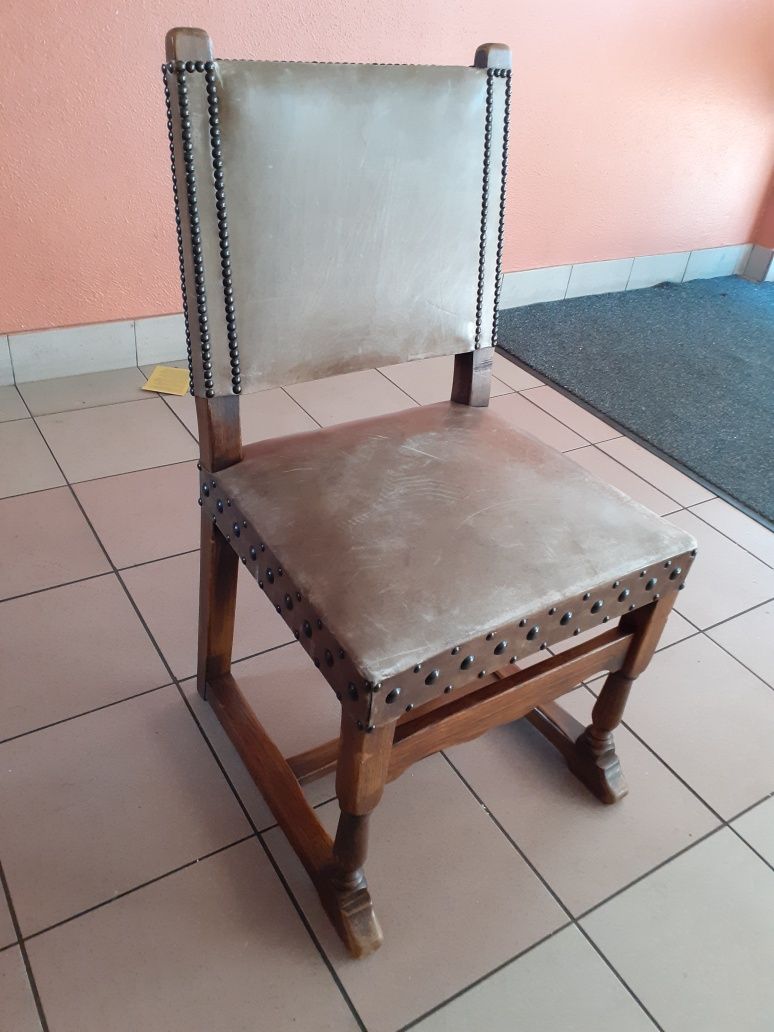 krzesło ozdobne dąb antyk krzesła