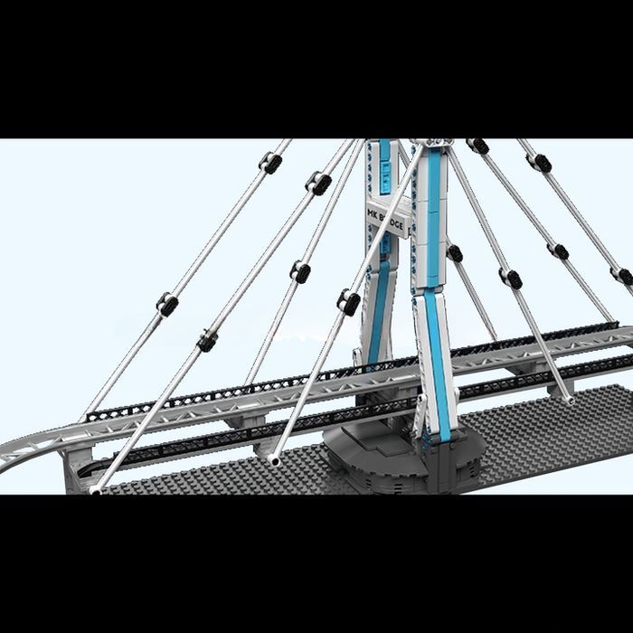 Klocki 1488 el. Urban kolejka miejska z pilotem Mould King 16052