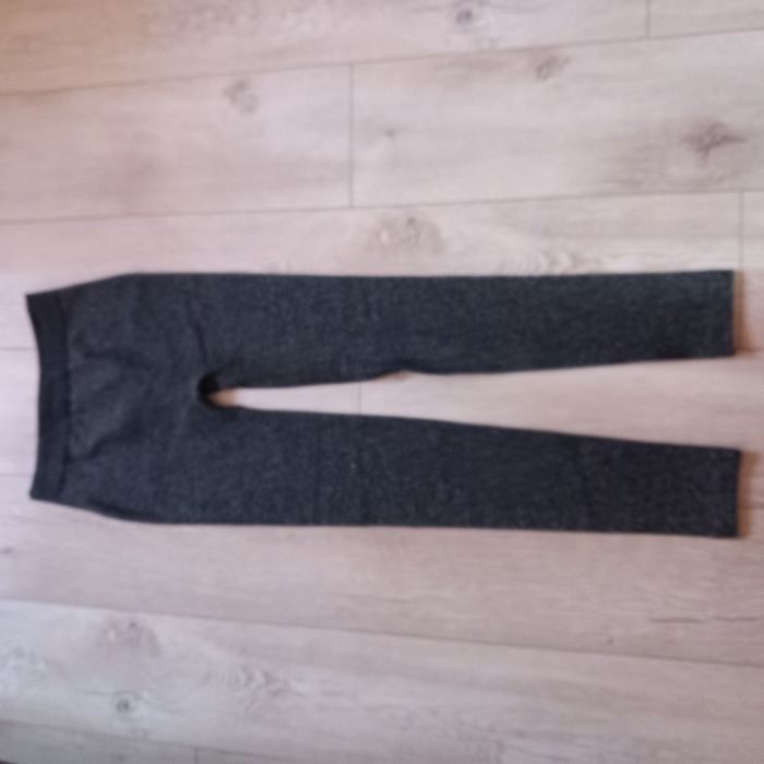 Legginsy damskie srebrne - L