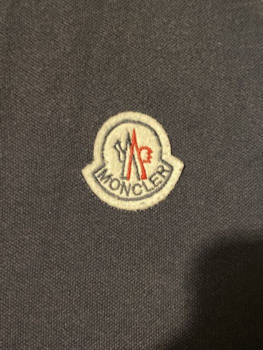 Polo moncler azul escuro