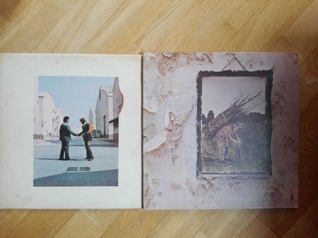 Płyta winylowa x 2 Pink Floyd Wish You Were Here Led Zeppelin IV LP