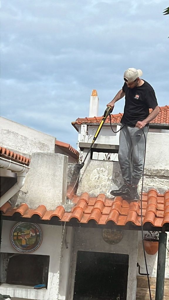 Limpeza de telhados e impermeabilização