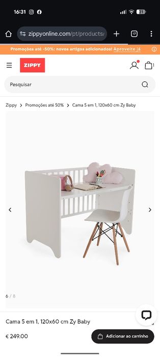 Berço de bebe 5 em 1