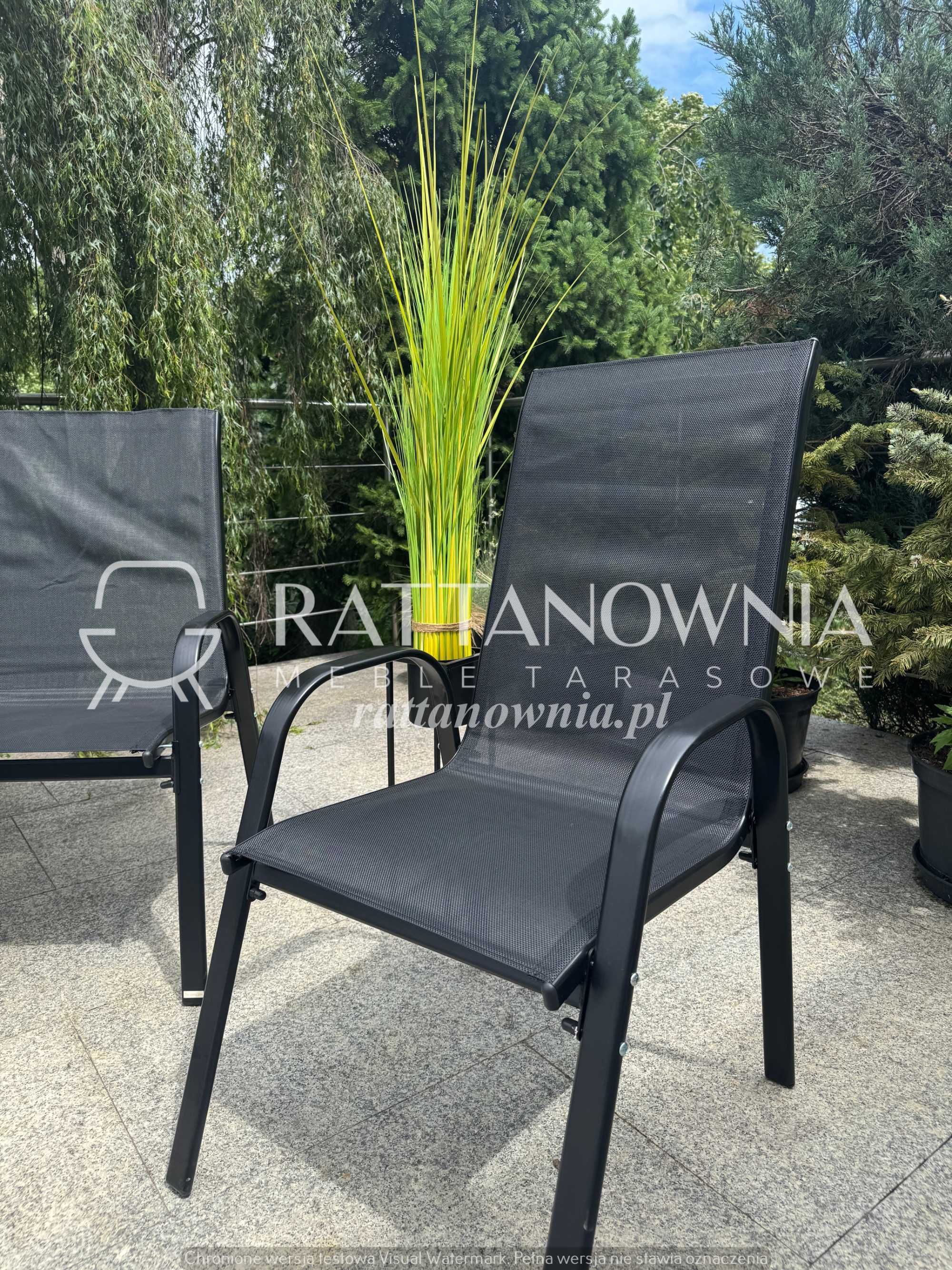 OUTLET! Zestaw Mebli Ogrodowych Dla 4 Osób Nowoczesny Zestaw Tarasowy