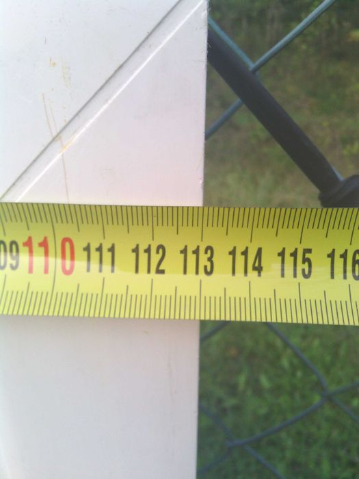 okno plastikowe białe 113 x 57