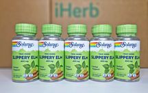 Solaray, Slippery Elm, Червоний в'яз 400 мг, 100 капсул. Скользкий вяз