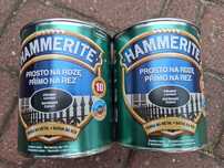 Hammerite farba czarny półmat - 2 puszki