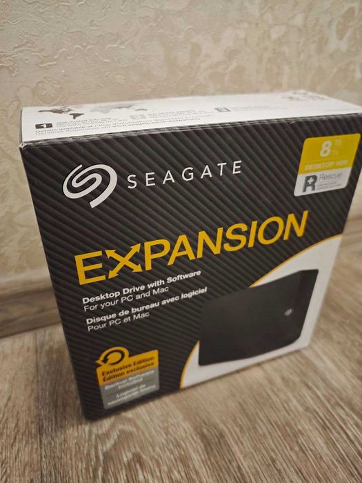 Внешний жёсткий диск Seagate Expansion 8TB Гарантия