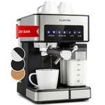 Кавоварка ріжкова Klarstein Arabica Comfort, еспоресо, капучино, латє