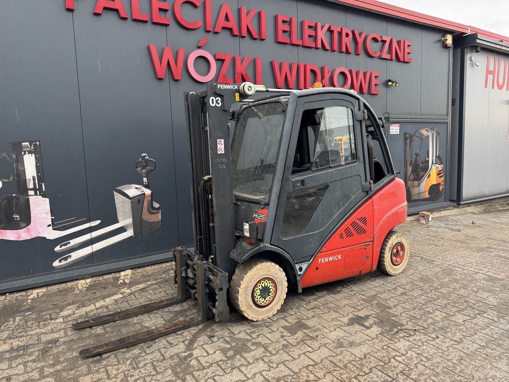 Wózek widłowy Linde H 25 T 2012 r 2500 kg kabina 315 cm 4 sekcje