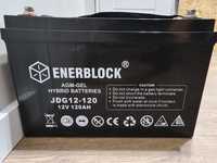 Akumulatory Baterie ENERBLOCK AGM-GEL 120AH/ 3szutki / roczne