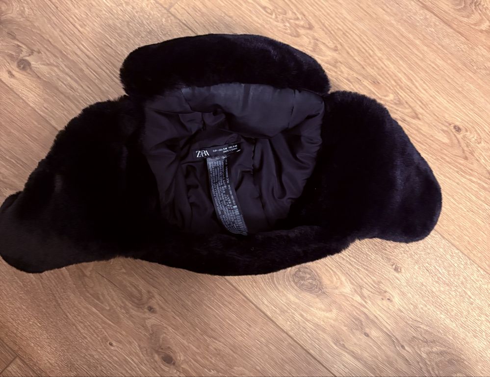 Czapka pilotka uszatka ZARA